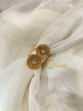 Premium AD Stone Toe Rings-Stripes-White Stone -G10000